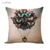 T.T.STYLE Hot-air Balloon Pattern Cotton Linen Pillow Case