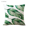 T.T.STYLE Floral Pattern Cotton Linen Pillow Cover