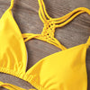 Cutout Strappy Skimpy Bikini Set