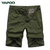 TAPOO Zipper Fly Male Straight Casual Shorts