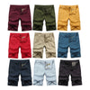 TAPOO Outdoor Zipper Fly Male Straight Tooling Shorts