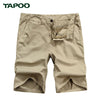 TAPOO Outdoor Zipper Fly Male Straight Tooling Shorts