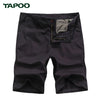 TAPOO Outdoor Zipper Fly Male Straight Tooling Shorts