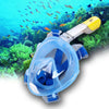 RKD Anti Fog Detachable Dry Snorkeling Full Face Mask Set