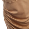 Off The Shoulder Asymmetric Ruched Sheath Women Dress