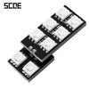 SCOE T10 8B 8SMD LED Light Bulbs Car Energy-saving Reading Lamp