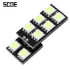 SCOE T10 8B 8SMD LED Light Bulbs Car Energy-saving Reading Lamp