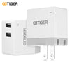 GBTIGER 2 USB 5V 2.4A Multifunctional LED Charger Adapter