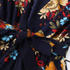 Floral Plunging Neck Romper