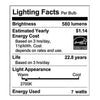 Lightme E27 110-240V 9W 18LEDs SMD2835 820Lm 6000K LED Bulb