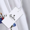 Flower Embroidered Off Shoulder Smocked Top