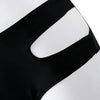Women Sexy Solid Polyester Criss Cross Bikini Set