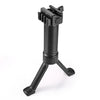 Foldable Vertical Retractable Bipod Fore Grip for Picatinny Weaver Rail Mount
