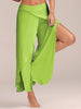 High Slit Flowy Layered Palazzo Pants