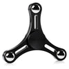 Triangle Aluminum Alloy ADHD Fidget Spinner with Three Beads Stress Reliever Adult Fidgeting Toy