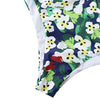 Printed Cross Front Bikini