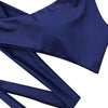 Printed Cross Front Bikini