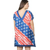 Tassel American Flag Print Plus Size Dress