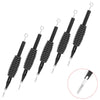 5pcs / Set U-pick Tattoo Needle Tube Silica Gel Grip with Tip RL / RS / F / M1 / M2