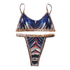 Cami Tie-Dyed Printed Bikini Set