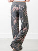 Floral Drawstring Wide Leg Pants
