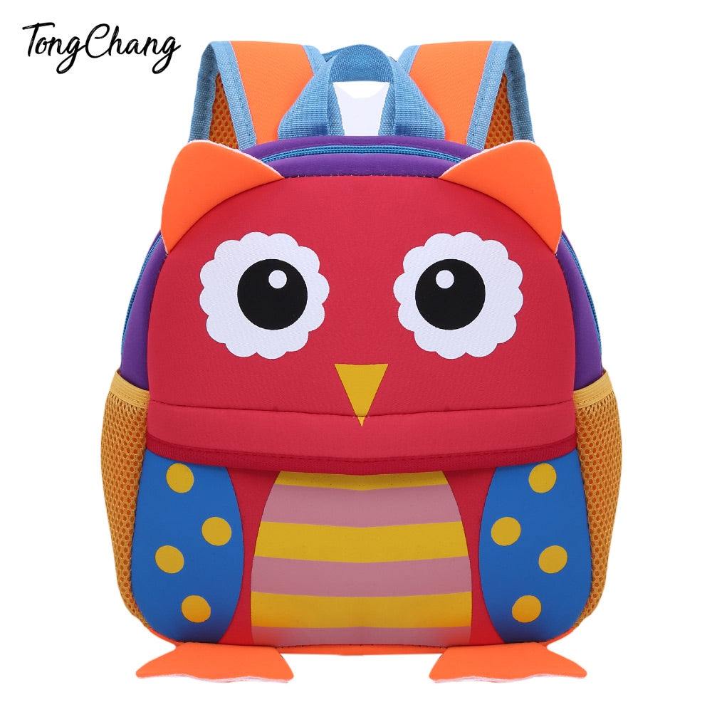 TongChang Children Cartoon Animal Waterproof School Bag
