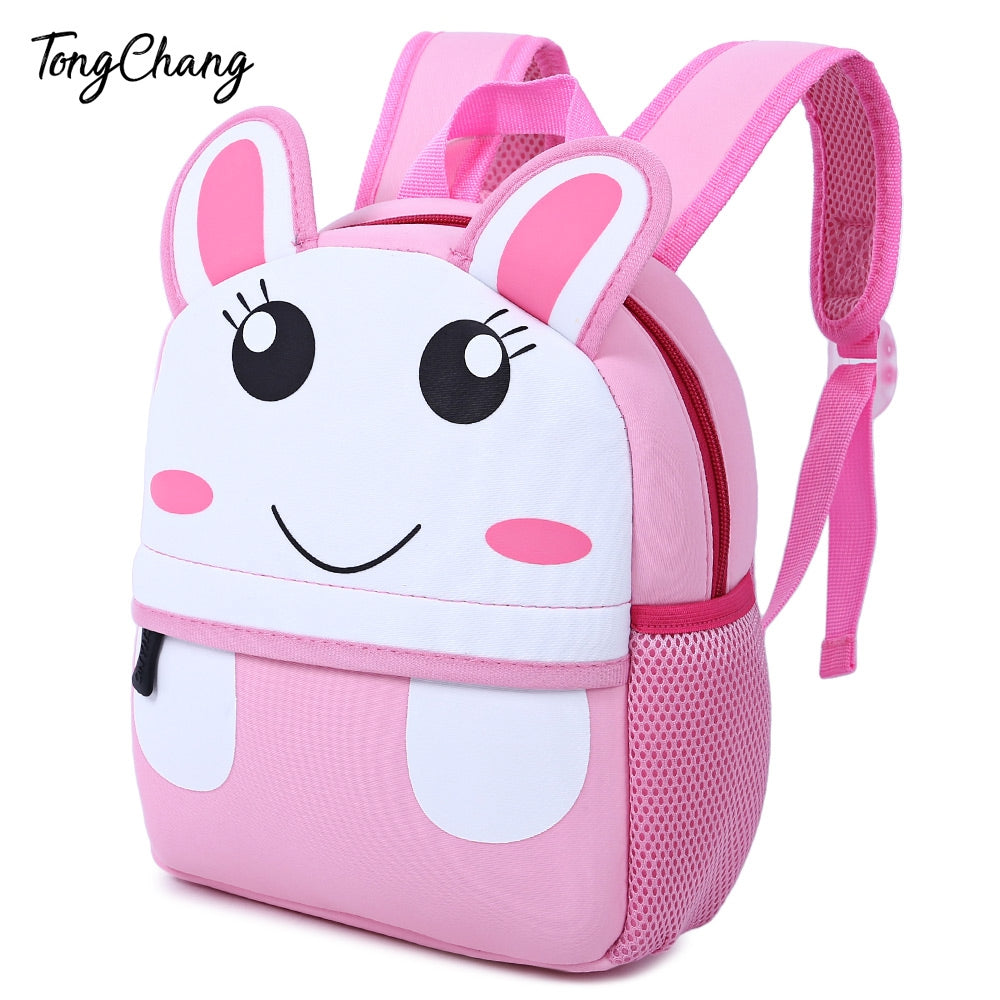 TongChang Children Cartoon Animal Waterproof School Bag