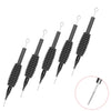 5pcs / Set U-pick Tattoo Needle Tube Silica Gel Grip with Tip RL / RS / F / M1 / M2
