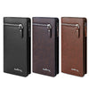 Baellerry Solid Color Cell Phone Money Photo Card Clutch Wallet for Men