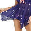 Stars Print Patriotic American Flag Skirted Tankini