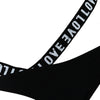 Sexy Solid Letter Printing Bikini Two-piece Suits
