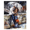 Romantic Lover Digital Oil Hand Painting Wall Home Decor