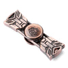 Engraved EDC Zinc Alloy Fidget Spinner Funny Stress Reliever Relaxation Gift