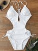 Lace Up Hollow Out Swimwear