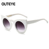 Womens Cat Eye Sunglasses Retro Vintage Shades Oversized Glasses