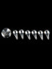 Flower Shape Fidget Spinner Stainless Steel Stress Relief Gyro