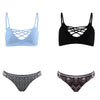 YOU DI AN Women Sexy Spaghetti Strap Bikini Two-piece Suits