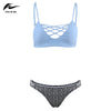 YOU DI AN Women Sexy Spaghetti Strap Bikini Two-piece Suits