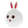 LED Lovely Rabbit Colorful Silicone Portable Night Light
