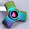 Fiddle Toy Colorful Triangle Fidget Metal Spinner