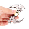Two-leaf Spinning Blade Zinc Alloy Fidget Spinner Stress Relief Toy Relaxation Gift for Adults