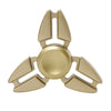 Trilateral Zinc Alloy Hand Spinning Finger Toy