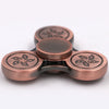 Fiddle Toy Flower Pattern Fidget Metal Spinner