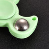 Plastic Finger Gyro Stress Relief Toy Steel Ball Fidget Spinner
