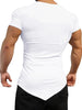 V Neck Asymmetric T-Shirt