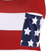 American Flag Bowknot Patriotic Racerback Tank Dress