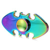 Colorful Two-wing Zinc Alloy Fidget Spinner Bat Shape Funny Stress Reliever Relaxation Gift