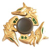 Li Bai Three Dragons Triangle Finger Gyro Hand Spinner
