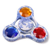Colorful Fake Crystal Embellished Focus Toy Fidget Spinner Gyro