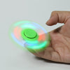 Fiddle Toy Colorful Flashing LED Lights Bat Fidget Spinner